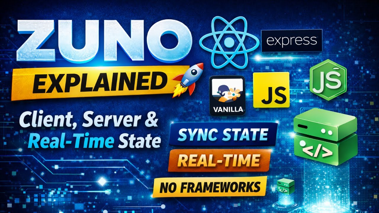 Introducing Zuno 🚀 | One State System for Client, Server & Real-Time Sync