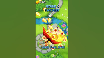 MOAB Challenge Round 2 | 2-5-0 Wizard Monkey vs. 3 MOABS