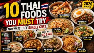 10 Thai Foods You MUST Try And What They REALLY Cost