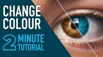 Verander de oogkleur in Photoshop #2MinuteTutorial