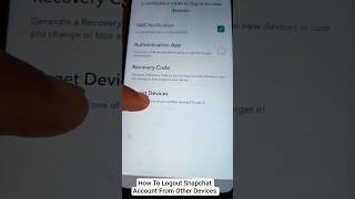 How To Logout Snapchat Account From Other Devices | How To Logout Snap ID From Other Devices