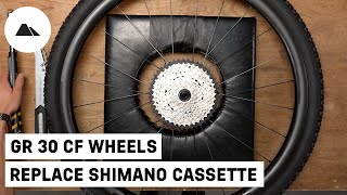 Shimano Cassette Swap on Canyon GR 30 CF Wheels