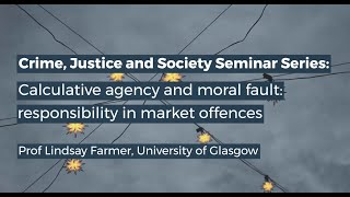 CJS Seminar:  Lindsay Farmer