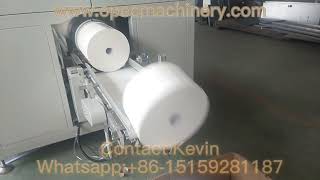 Maxi JRT Jumbo Roll Toilet Paper Cutting Slitting Machine http://www.opecmachinery.com/