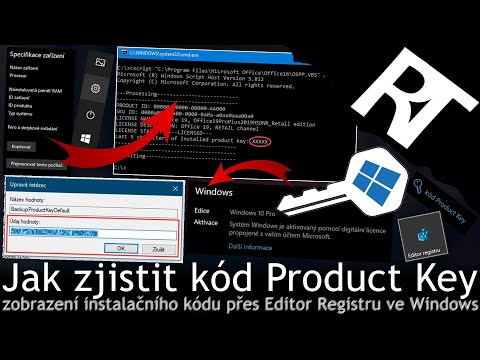 Video: Jak najdu svůj produktový klíč Windows na svém povrchu?