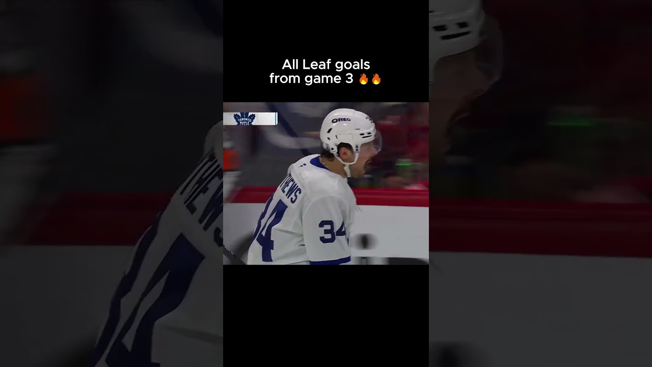 Leafs Kept The Pressure On In Game 3 Which Goal Was Nastiest 