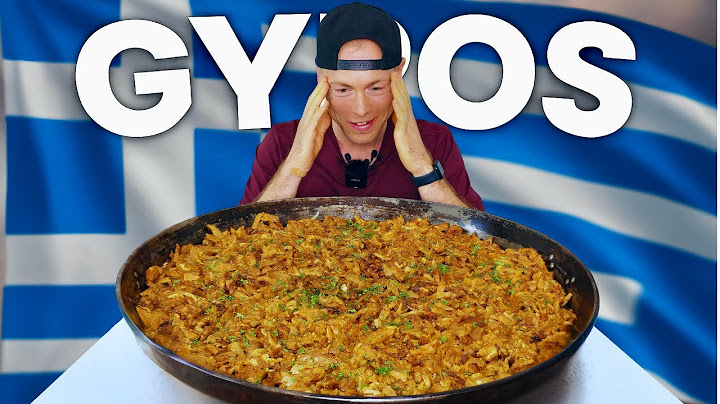 FREE GYROS FOR LIFE!? 😳 Can I handle this XXL Metaxa pan? 🇬🇷 BigMeatsFood