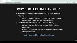 Real-Time Product Recommender Part 1: Why Contextual Bandits?