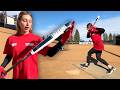 Hitting with the Mizuno CRBN PRO | Fastpitch Softball Bat Review (vs. Louisville Kryo)