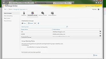 Office 365 Tutorial | How to Create a Distribution Group | ReportingGuru