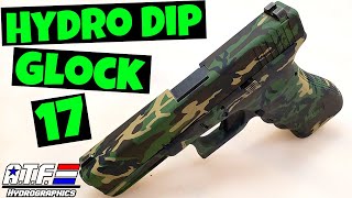 HYDRO DIP GLOCK 17 9mm - Woodland Army Camo - ATF Hydrographics screenshot 2