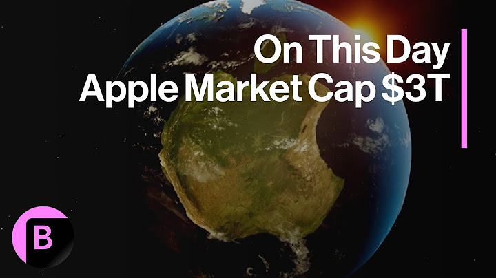 Apple Market Cap 3 tis. USD | V tento deň