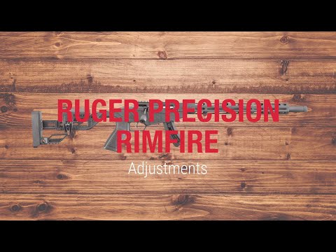 Ruger® Precision® Rimfire Adjustments Tech Tip