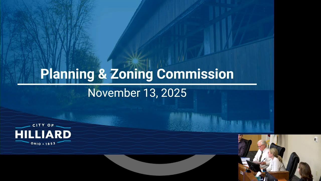 Planning & Zoning Commission - Nov 13 2025