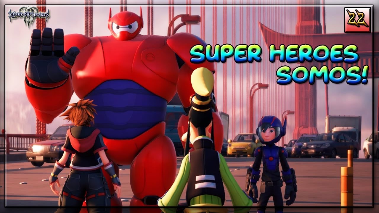 Baymax Aqui Big Hero 6 Kingdom Hearts 3 Español Gameplay Parte 