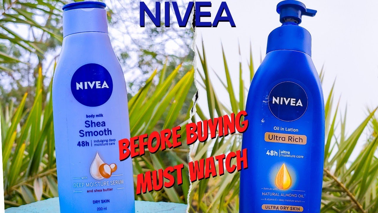 Nivea Shea Smooth BodyMilk VS Ultra Rich Oil In Lotion Full Review