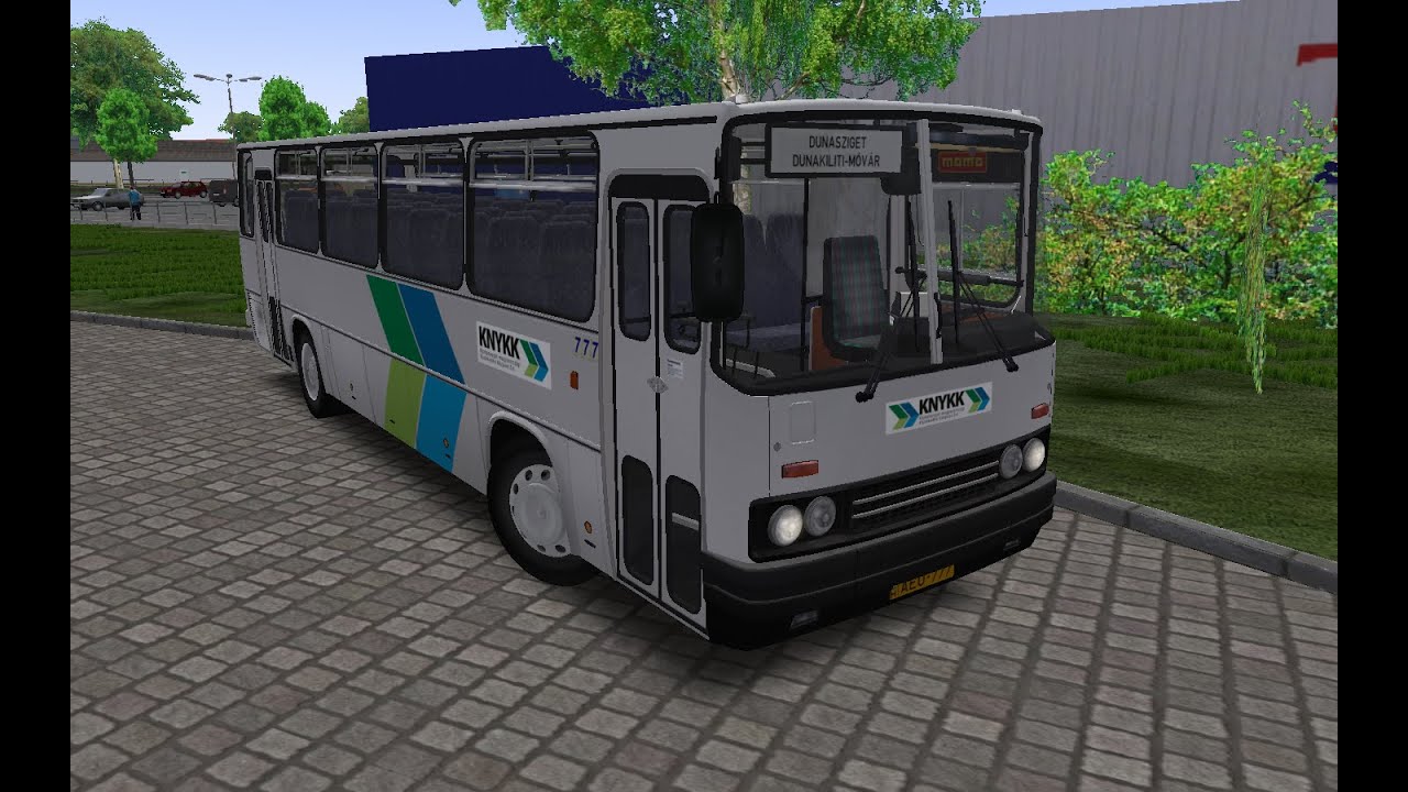 Omsi 2 // Mosonmagyaróvár // 7253 Dunasziget - Dunakiliti - Móvár // Ikarus 256.50