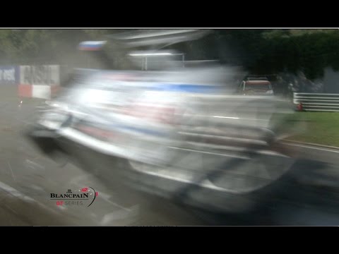 ￼ALEXEY VASILIEV Crash at ZOLDER in his Mercedes