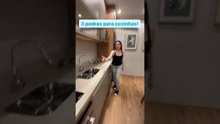 3 opções de pedra para cozinha!