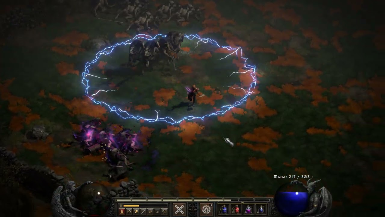 Secret Cow level (Nightmare difficulty) with Warlock | Diablo 2 Resurrected