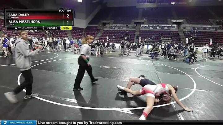 132 Lbs Champ. Round 2 - Alisa Misselhorn, Utah Vs...