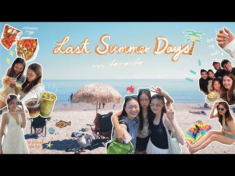 [ENG CC] Last Summer Days in Toronto🇨🇦 把握還可以室外吃 pizza 的夏日時光🏖️ 又去了尼加拉瀑布😳 & 免費打網球！