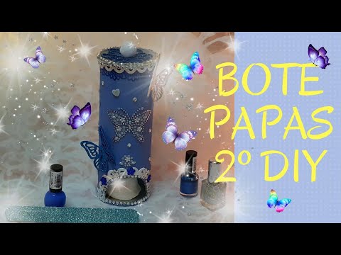 CHALK PAINT. RECICLAR BOTE PRINGLES 2. DIY. FÁCIL Y RÁPIDO. REEDITADO.