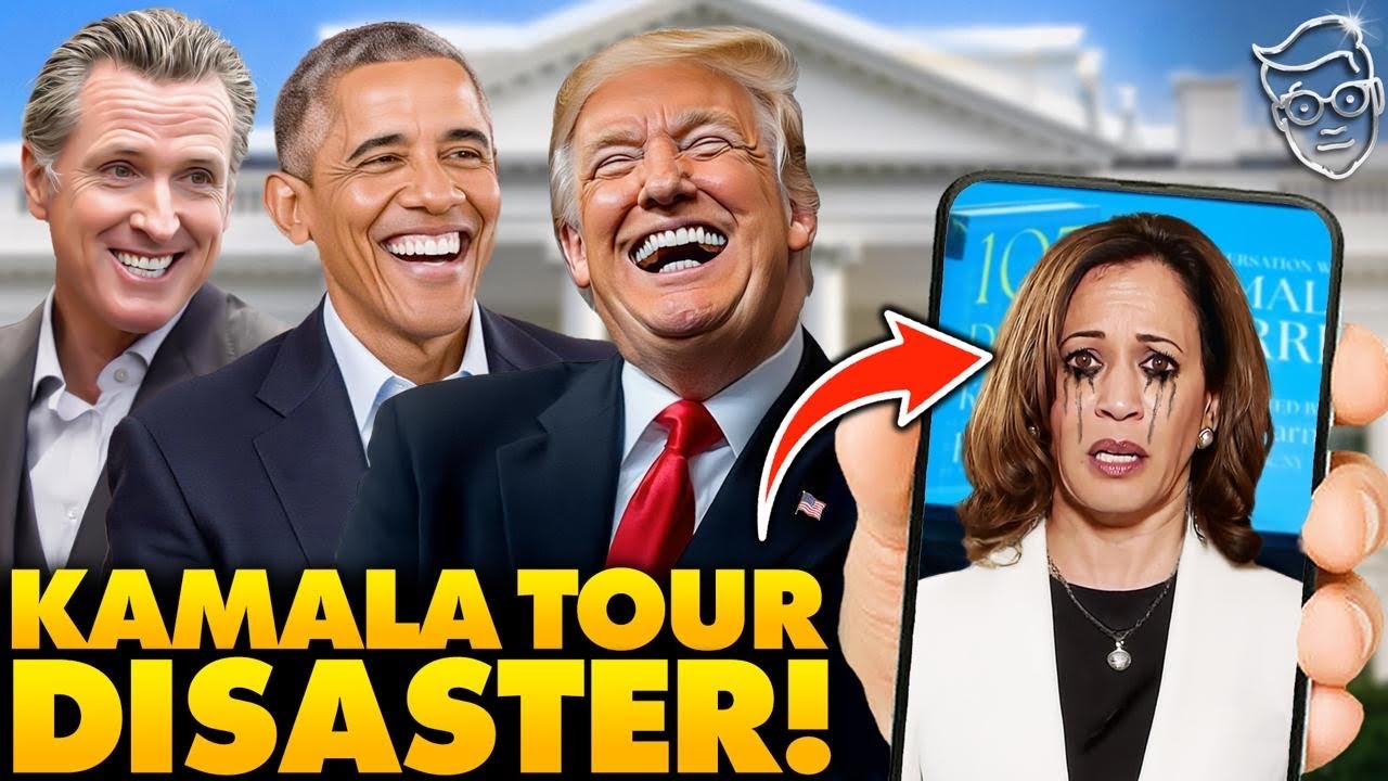 Kamala Has PANIC-ATTACK as Angry Democrat Activists Overrun Her Book Tour, Scream: 'We HATE You!'