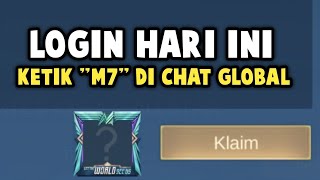 LOGIN HARI INI, KETIK 'M7' DI CHAT GLOBAL ! - BUG KODE VERIFIKASI GAK MASUK KE EMAIL