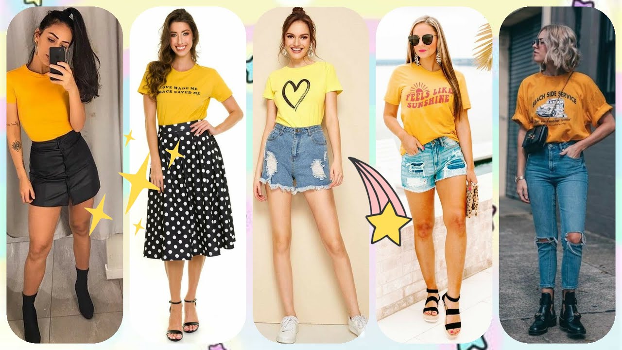 OUTFITS CON POLOS PARA MUJER 2021 / COMO USAR POLOS CON CUELLO? MODA CASUAL  CON ROPA BÁSICA - YouTube