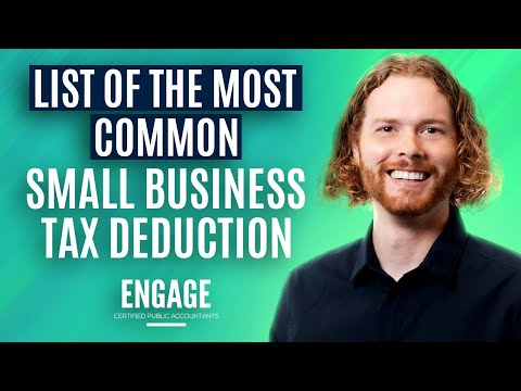 List of the Most Common Small Business Tax Deduction