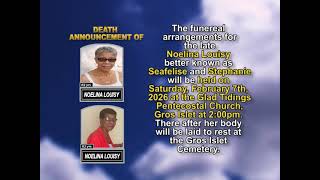 Noelina Louisy ~ Short Obituary