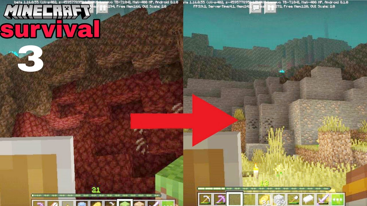 I Transformed The Nether Into Overworld Episode 3 YouTube