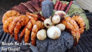 UN MOLCAJETE CHINGON MAR Y TIERRA | RECETA