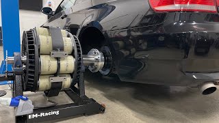 BMW e92 2jz dyno pull 2bar boost
