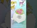 DIY Mother’s Day Flower Bouquet Craft | Paper DIY | Printable Papercraft Template #shorts #craft