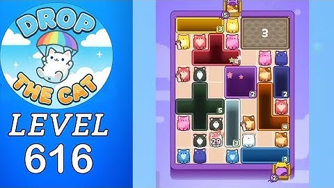 Drop The Cat Level 616 Walkthrough