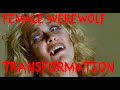 female werewolf transformation - live TV scene - the howling HD