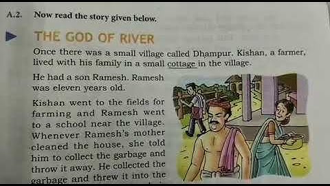DAV nahan,class -3,English reader, unit 2 ( A), The God of River (part 3)