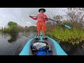 Rainy day at Shingle Creek and Lake Toho