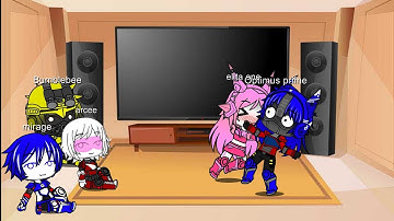 ROBT + Elita one&Optimus prime react to Optimus prime part 2