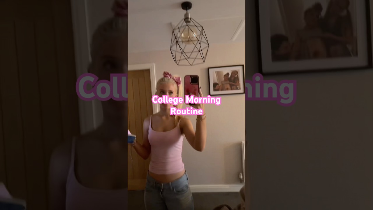 Before College Morning Rputine 🌸💞 #morningroutine