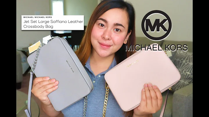 MICHAEL KORS | JET SET LARGE SAFFIANO LEATHER CROSSBODY BAG