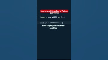 send WhatsApp message using Python automation