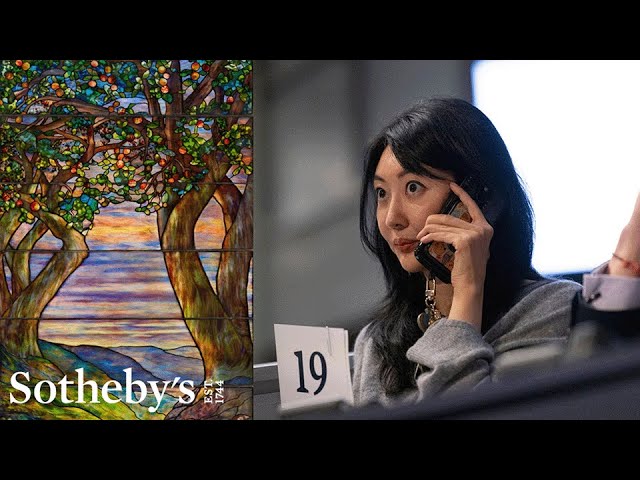 $12.5 Million Tiffany Studios Glass Window Shatters Auction Record