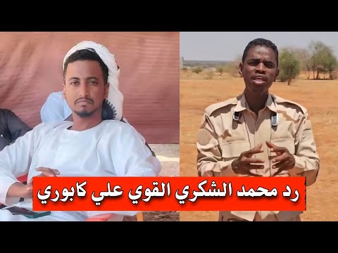 رد محمد عمر الشكري القوي علي اعلامي مليـ ـشـ ـيـا الدعم السريع كابوري