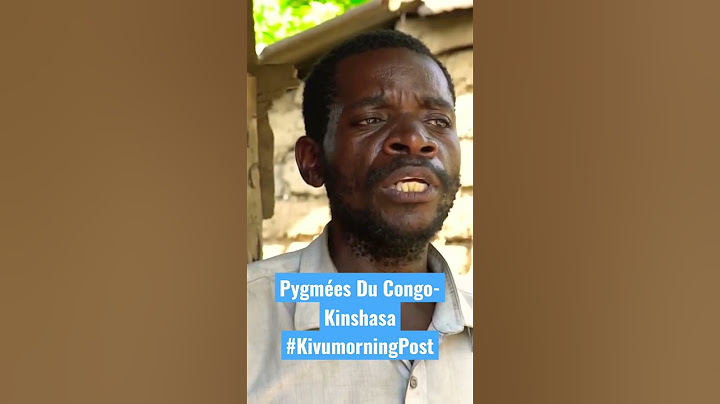 Pygmées  Du Congo Kinshasa-KIVU MORNING POST #goma #BUZIBULENGA