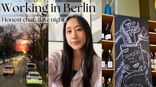 Working in Germany Diaries | reality of working in Europe & remote working, date night | Berlin Vlog