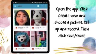 How to use the app My Talking Pet #mytalkingpetapp #makephototalk #talkpet #appincellphone screenshot 4