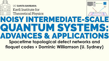 Spacetime topological defect networks and floquet codes ▸  Dominic Williamson (U. Sydney)